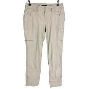 Eddie Bauer Cargo Pants Roll Tab Adjustable Hem Pants Size 6